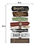 Harry Potter Temalı Ayaklı Pano Seti Kişiye Özel