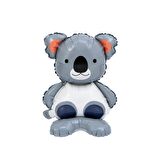 Ayaklı Rakun Folyo Balon 41x30 cm