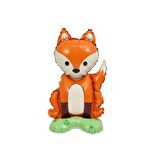 Ayaklı Tilki Folyo Balon 49x26 cm