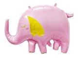 Pembe Fil Folyo Balon 84x59 cm
