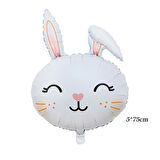 Tavşan Kafası Folyo Balon 75x55 cm