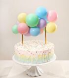 Makaron Renkli Balon Pasta Süsü