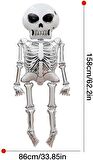 Halloween İskelet Folyo Balon 158x86 cm