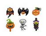 Halloween 6 lı Folyo Balon 14 inç