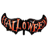 Halloween Yazılı Folyo Balon 117x43 cm