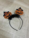 Halloween Taç Şapkalı Bal Kabağı Parlak