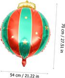 Yılbaşı Top Folyo Balon 70x54 cm