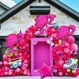 Pembe Kız Folyo Balon 64x62 cm