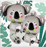 Büyük Koala Folyo Balon 85x83 cm
