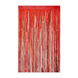 Mat Kırmızı Pearlize Asmal Fon Süsü 100x200 cm