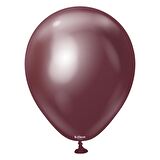 6 inç Krom Bordo Lateks Balon 10 Adet