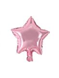 10 İnç Mini Yıldız Folyo Balon Pembe 5 Adet