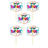 Happy Birthday Temalı Konuşma Balonu  5 li