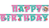 Paw Patrol Skye Temalı Happy Bırthday Uzar Yazı Banner