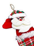 Yılbaşı Kabartma Figür Noel Baba Zilli 30 Cm