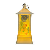 Yılbaşı Fener Ledli Kare Desenli 13 Cm 1 Adet