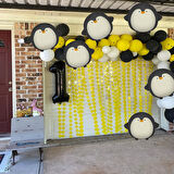 Penguen Folyo Balon 59x54 cm