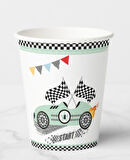 Yarış Arabaları Temalı Karton Bardak 8 Adet