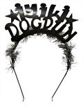 İyi Ki Doğdun Siyah Yazılı Metal Taç