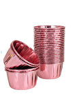 Muffin Kek Kapsül Rose Gold 25 Adet