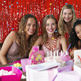 Metalize Dalgalı Hologramlı Kırmızı Arka Fon Süs 100x200 cm