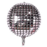 Disco Topu Folyo Balon Gümüş 22 inç