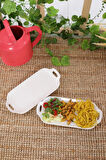 2 Adet Tavuk Dünyası Model Servis Tabağı Sunum Tabağı 34x16 cm