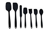 Servis Spatula Seti Silikon 7'li çift renk seçeneği