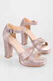SOLMAZ GİSELLE ROSE SIVAMA PLATFORM AYAKKABI