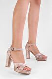 SOLMAZ GİSELLE ROSE SIVAMA PLATFORM AYAKKABI