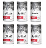 Molly Kuzu Etli Jöleli Köpek Konservesi 400 Gr X 6 Adet