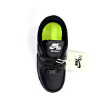 Nike Air Force Siyah Siyah Çocuk Spor Ayakkabı