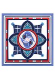 Koi Harmony Desenli Saten Fular