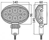Led güverte aydınlatma lambası 10-30V DC 24 Watt IP66