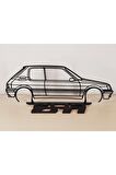 Peugeot 205 GTI 20cm Plastik Masa Süsü Masa Dekorasyonu