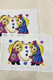 2 Adet 35x50 yıkanabilir ilkokul ve okul öncesi Beslenme Örtüsü/bezi_Çocuk_1037-A