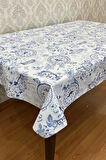 Pvc elyaf tabanlı Silinebilir Muşamba Masa Örtüsü_Çini_C140