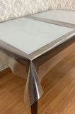 Pvc simli şeffaf Silinebilir Muşamba Masa Örtüsü_001