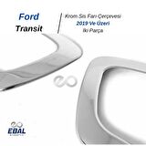 Ford Transit Krom Sis Farı Çerçevesi 2 prç 2019 Üzeri P.ÇELİK