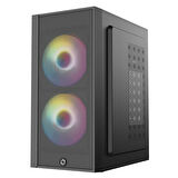 TEKNOTEG - FRISBY FC-8970G 300W 2X RAINBOW FAN GAMING KASA