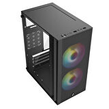 TEKNOTEG - FRISBY FC-8970G 300W 2X RAINBOW FAN GAMING KASA