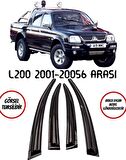 Balp Mitsubishi L200 Cam Rüzgarlığı 4lü 2001-2006 Arası