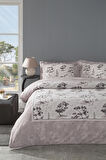 Özdilek Toile De Jouy Çift Kişilik Lastikli Fitted Çarşaf Nevresim Takımı
