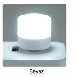 Gaman 4 Adet Usb Led Küçük Beyaz Işık Lamba, Koridor, Tuvalet, Oturma, Çocuk Odası Için Gece Aydınlatma