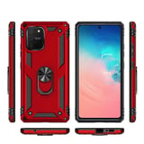 Gpack Samsung Galaxy S10 Lite Kılıf Tank Koruma Vega Standlı Yüzüklü Mıknatıslı