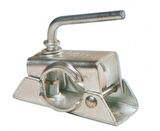 Römork ön destek tekerleği montaj braketi Galvanizli Ø 35 mm