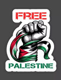 Free Palestine Araba oto Sticker 19 Cm