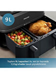 Philips Airfryer NA350/00 Çift Hazneli Fritöz 9L