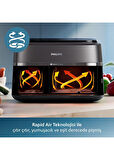 Philips Airfryer NA350/00 Çift Hazneli Fritöz 9L
