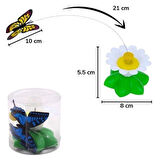 CELİK AVM® Hareketli Dönen Kelebek - Kedi Oyuncağı ( Pille Çalışır)